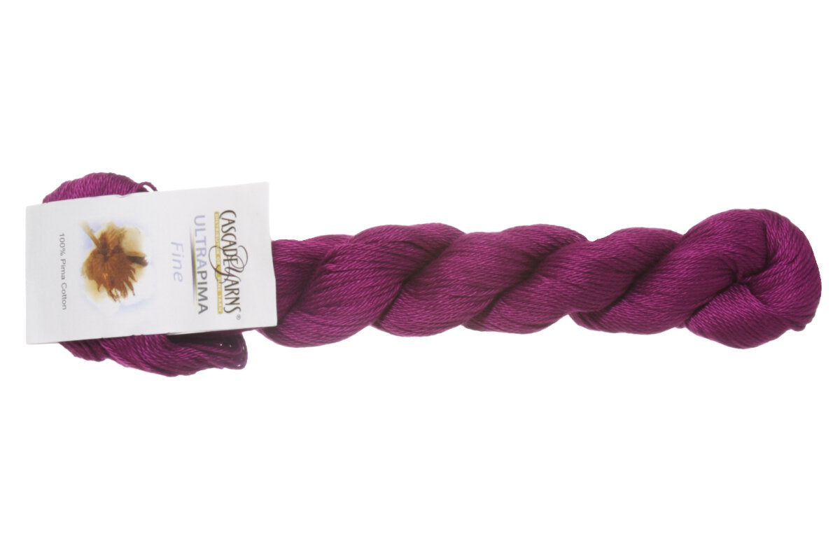 Cascade Yarns Ultra Pima Fine Yarn - 3703 Magenta - Extra Image