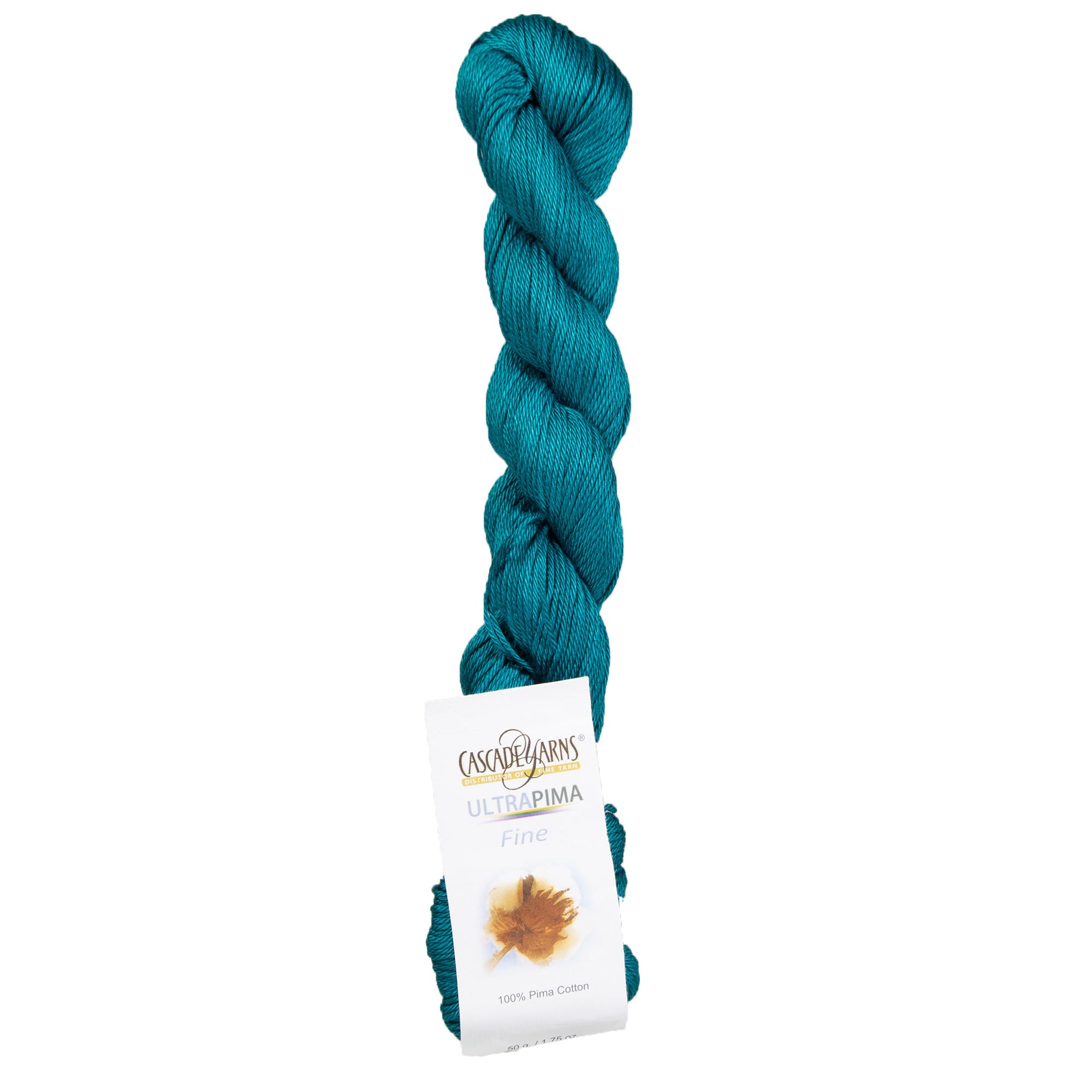 Cascade Yarns Ultra Pima Fine Yarn - 3734 Teal - Zoom Image
