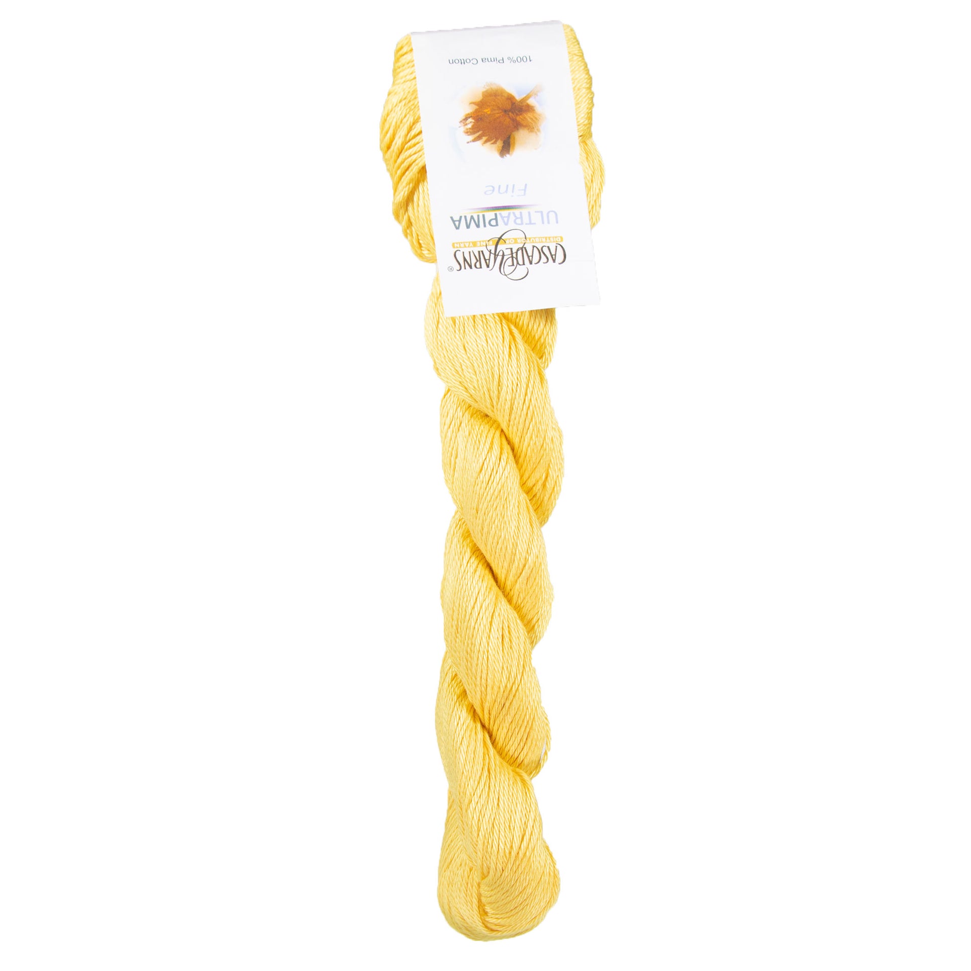 Cascade Yarns Ultra Pima Fine Yarn - 3743 Yellow Rose - Zoom Image
