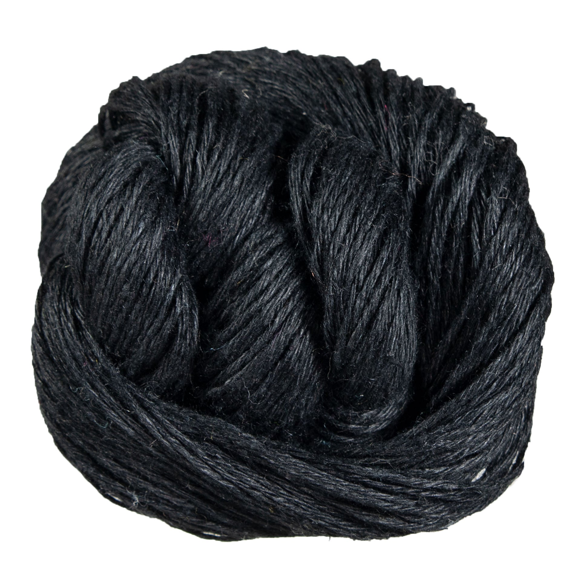 Fibra Natura Flax Yarn - 015 Black - Zoom Image
