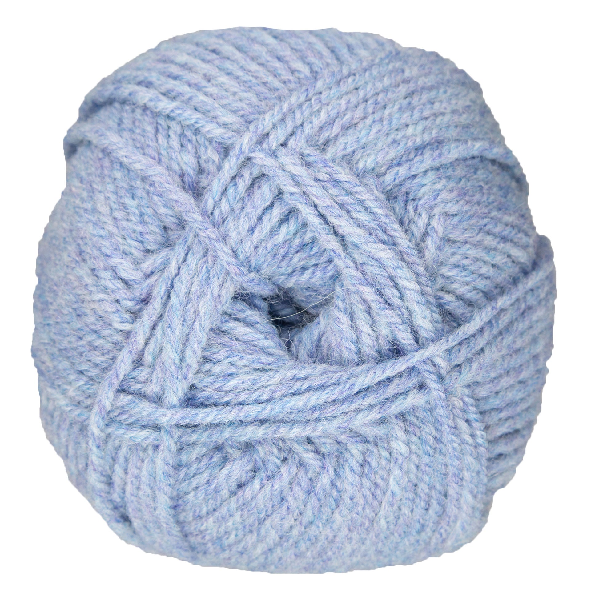 Plymouth Yarn Encore Worsted Yarn - 0149 Periwinkle Heather - Zoom Image

