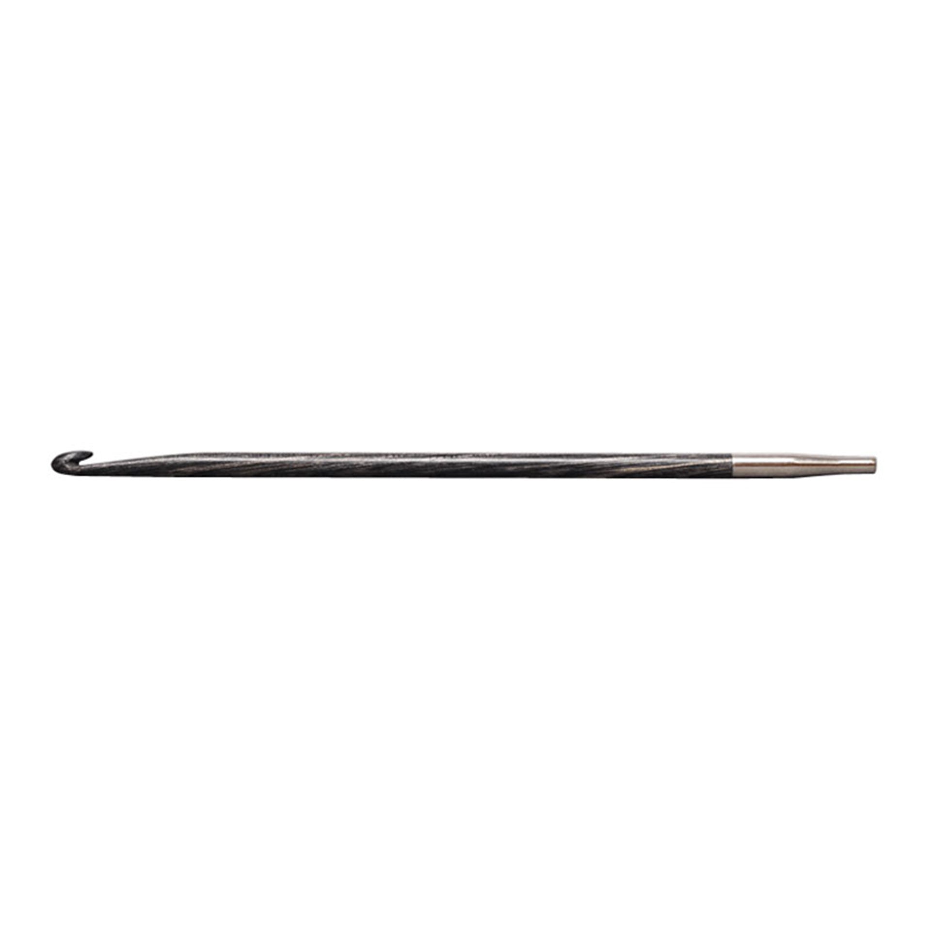 KnitPro Dreamz Tunisian/Afghan Interchangeable Hooks - US 7 (4.5mm) - Grey Onyx - Zoom Image
