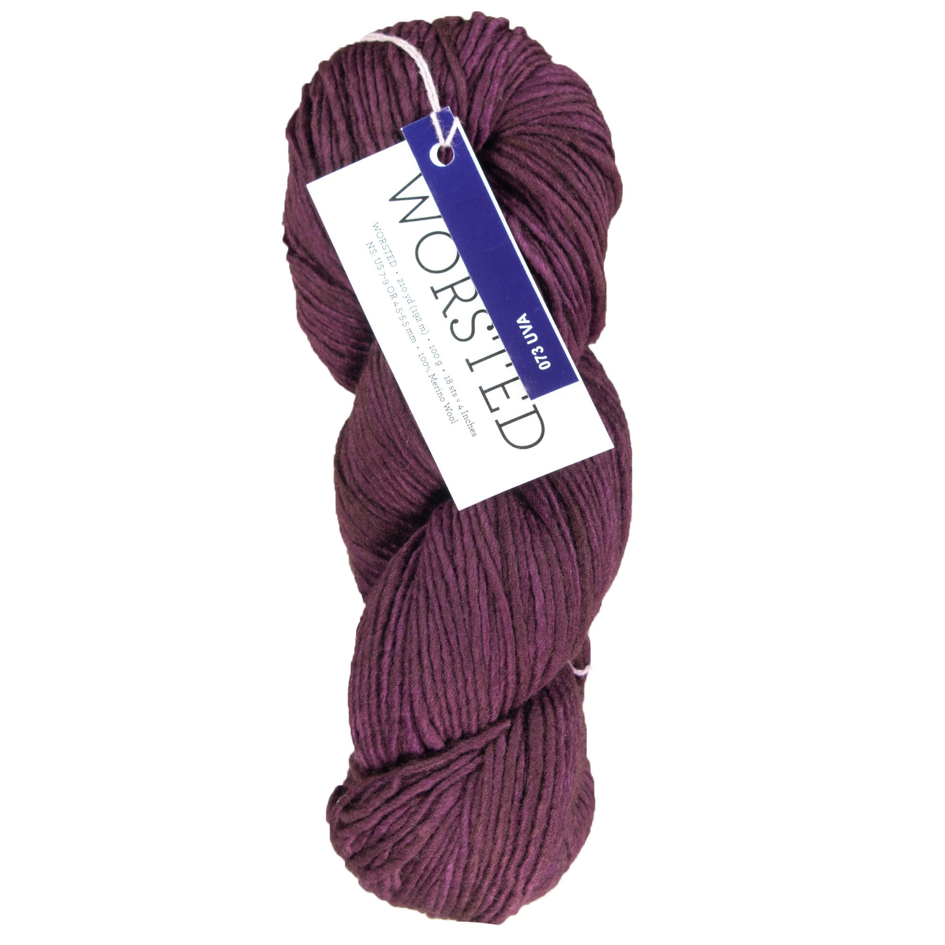 Malabrigo Worsted Merino Yarn - 073 Uva - Zoom Image
