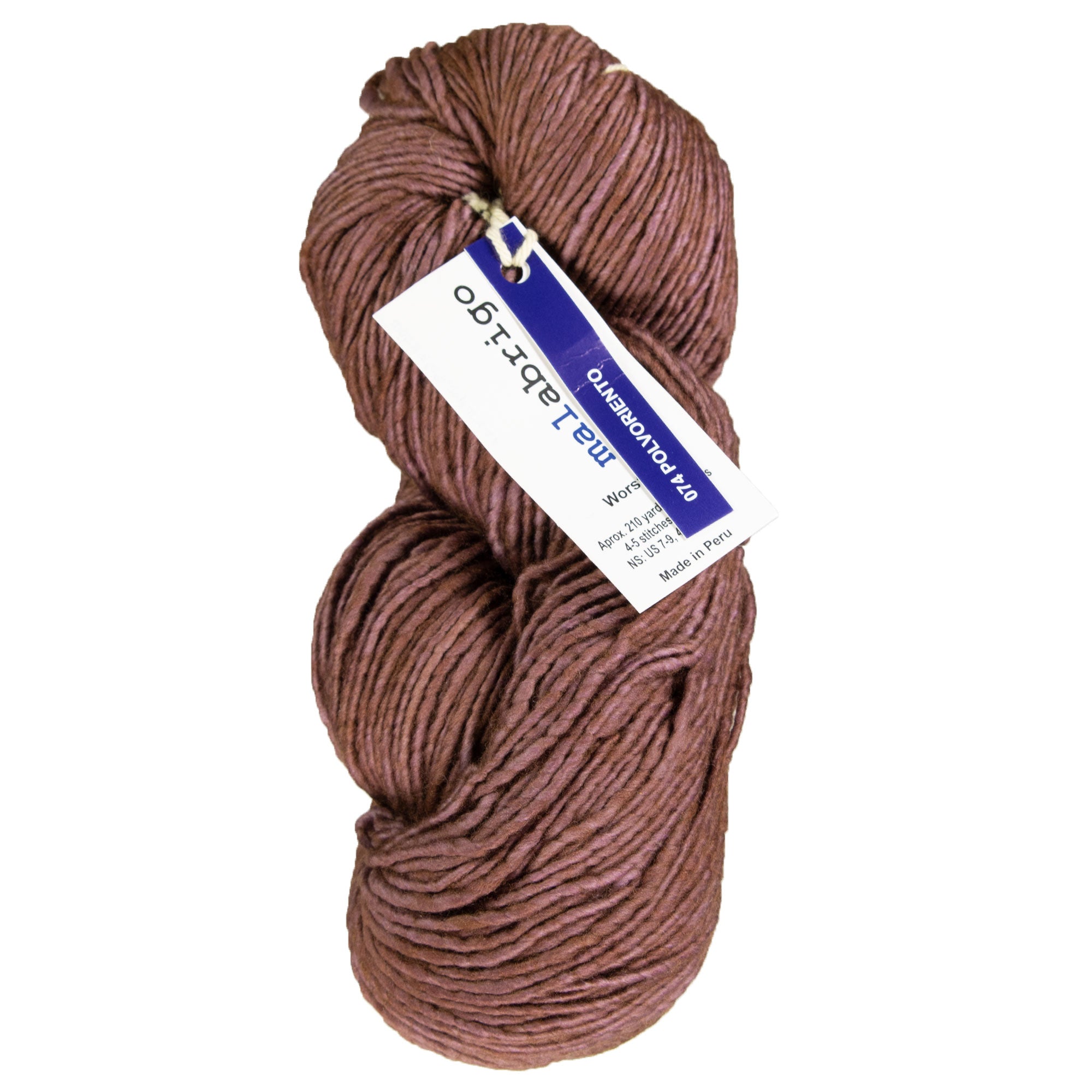 Malabrigo Worsted Merino Yarn - 074 Polvoriento - Zoom Image