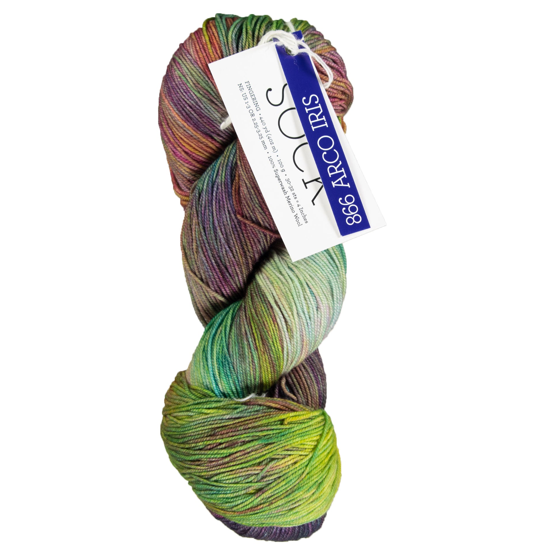 Malabrigo Sock Yarn - 866 Arco Iris - Zoom Image
