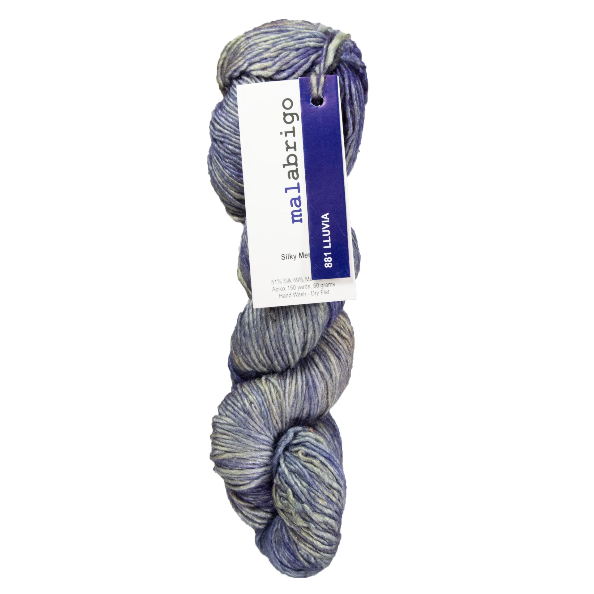 Malabrigo Silky Merino Yarn - 881 Lluvia - Zoom Image
