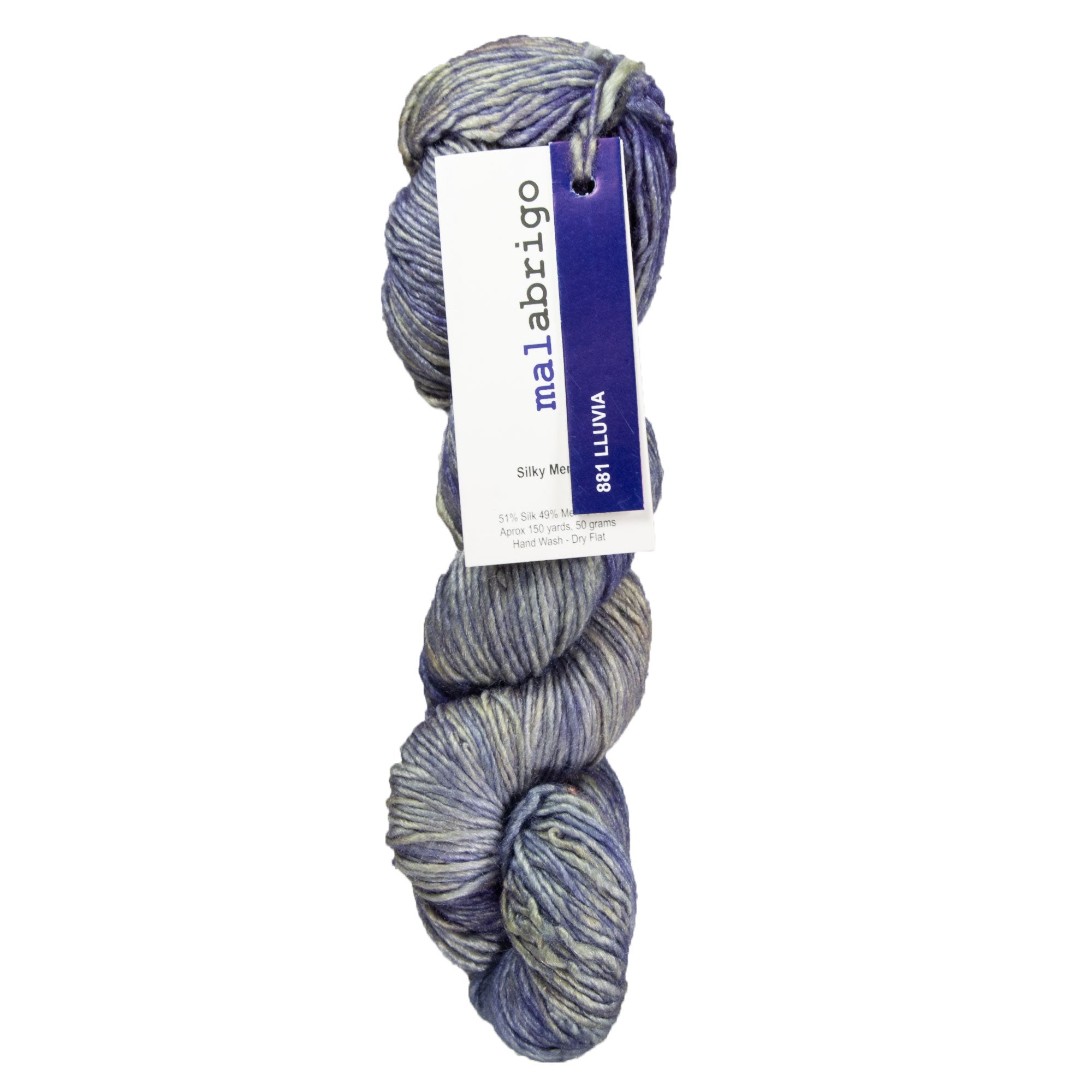 Malabrigo Silky Merino Yarn - 881 Lluvia - Zoom Image