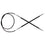 KnitPro Karbonz Circular Needles - US 4 (3.5mm) - 40" - Zoom Image