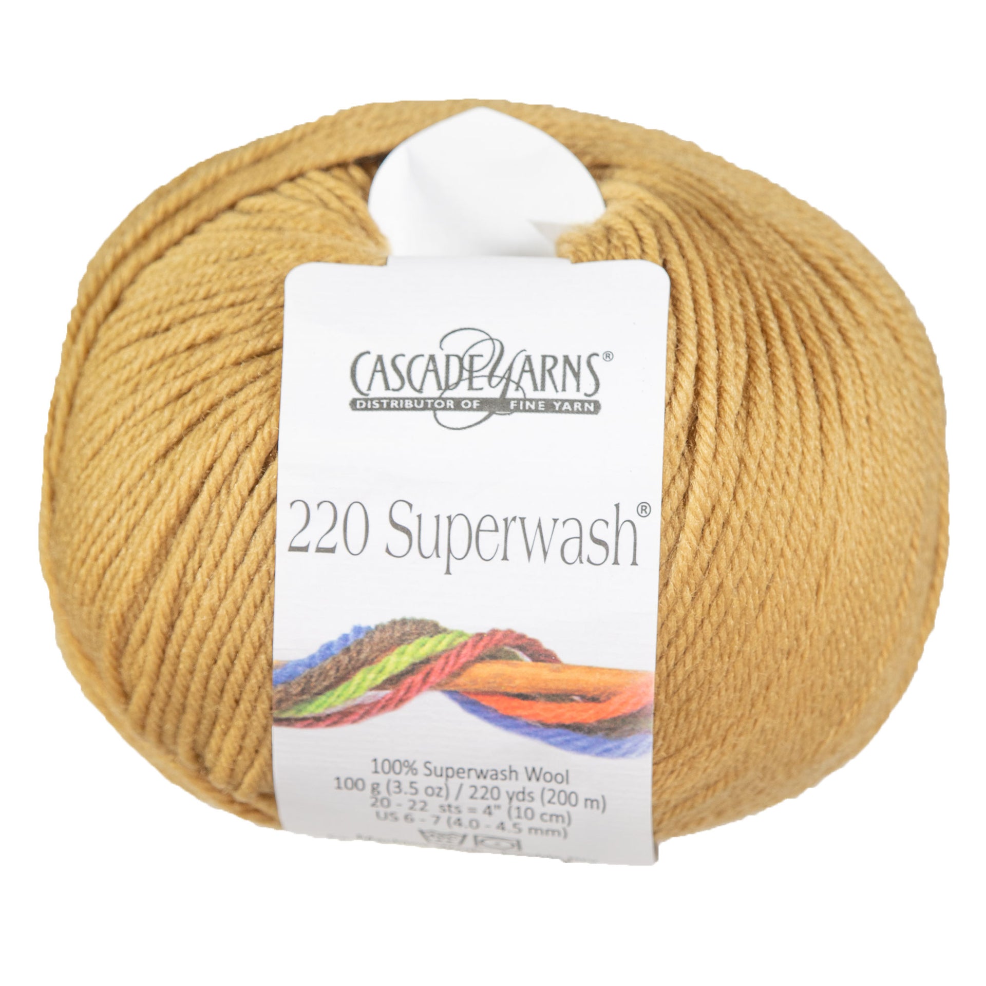 Cascade Yarns 220 Superwash Yarn - 1961 Camel - Zoom Image
