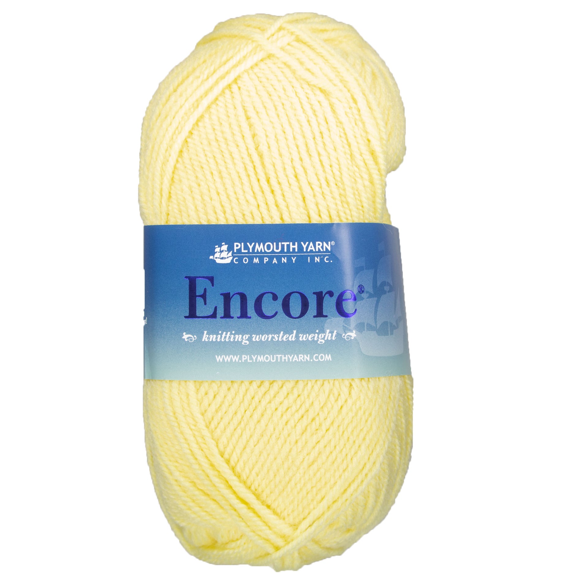 Plymouth Yarn Encore Worsted Yarn - 0470 French Vanilla - Zoom Image

