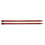 KnitPro Dreamz Single Pointed Needles - US 17 - 14" Burgundy Rose - Zoom Image