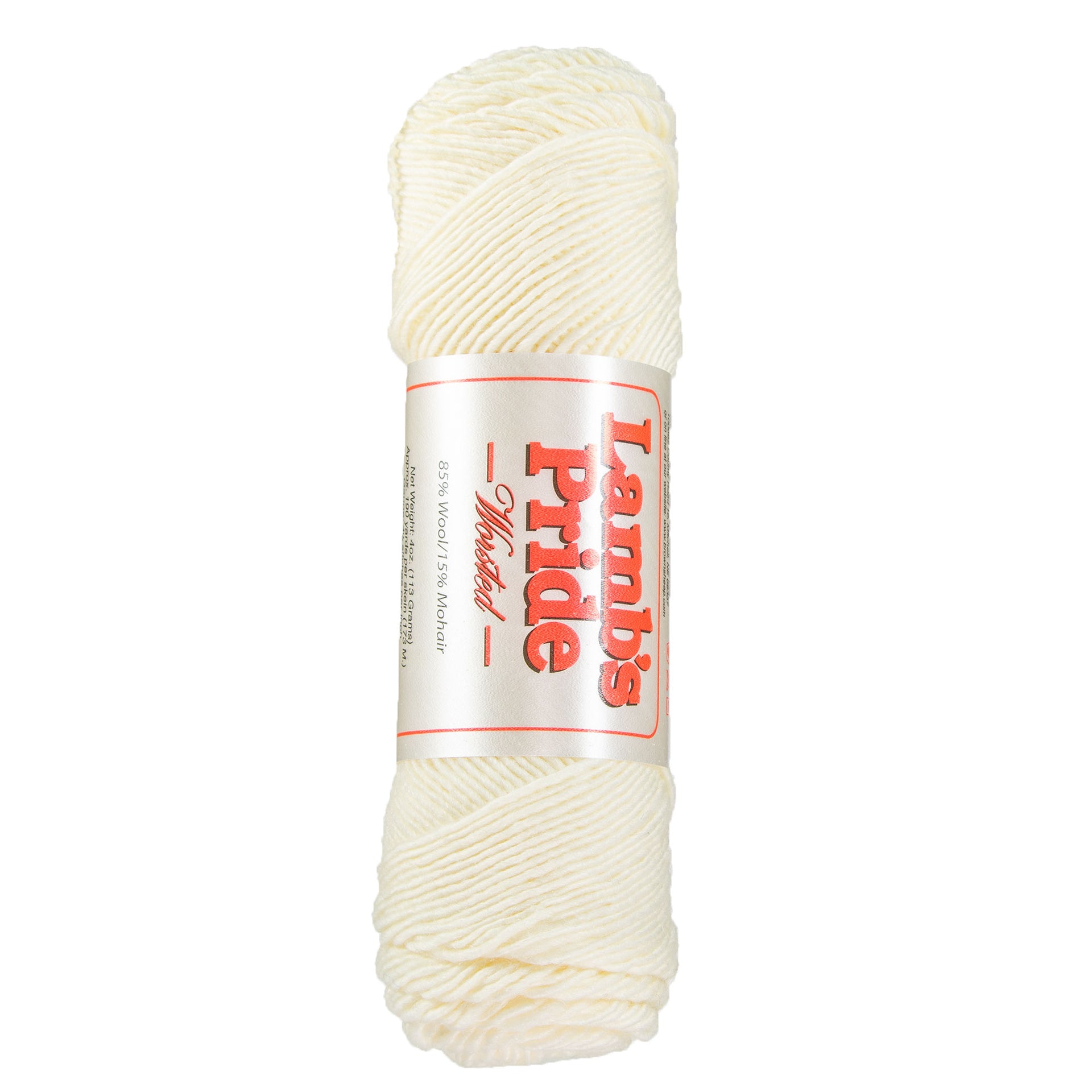 Brown Sheep Lamb's Pride Worsted Yarn - M010 Cream - Zoom Image
