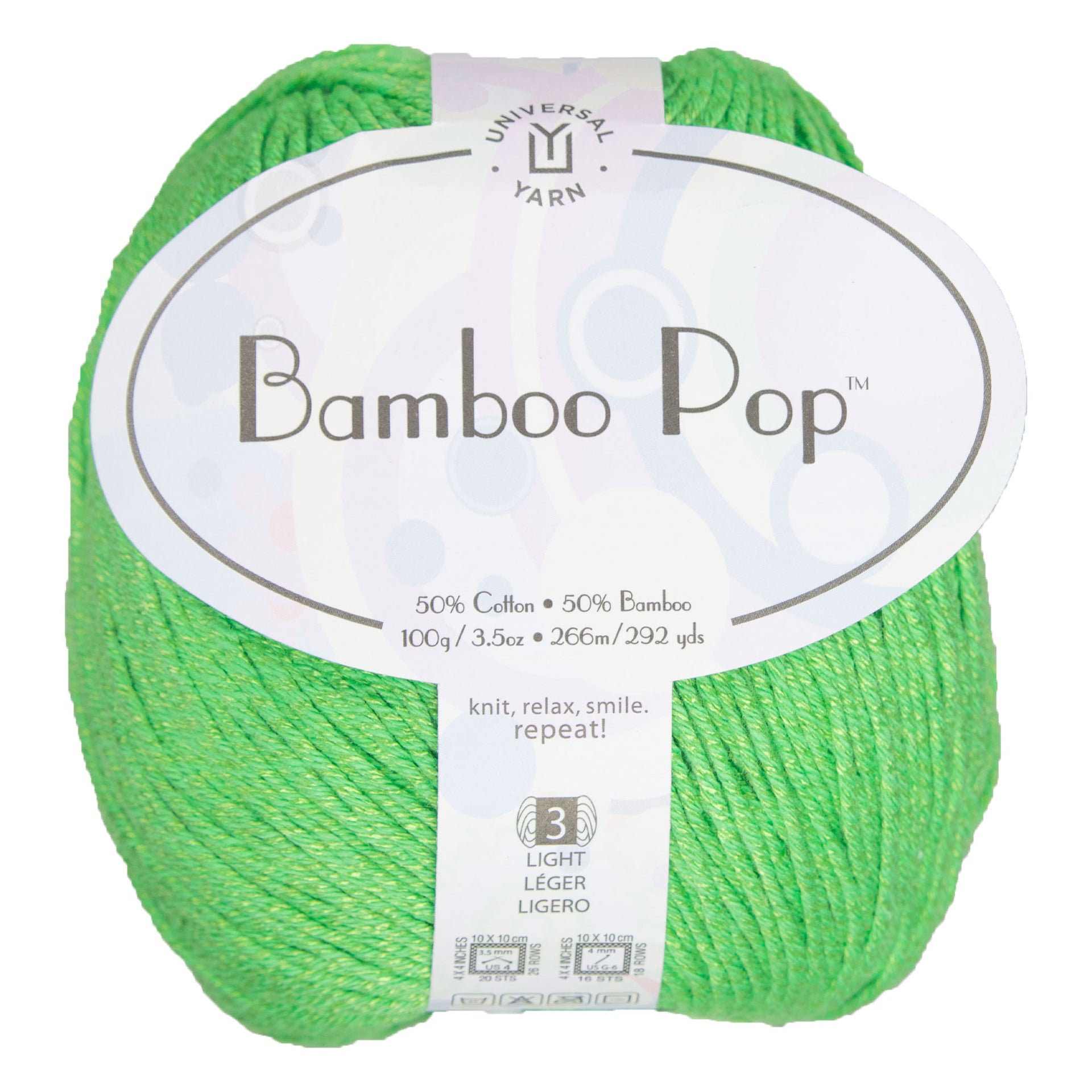 Universal Yarn Bamboo Pop Yarn - 109 Clover - Zoom Image

