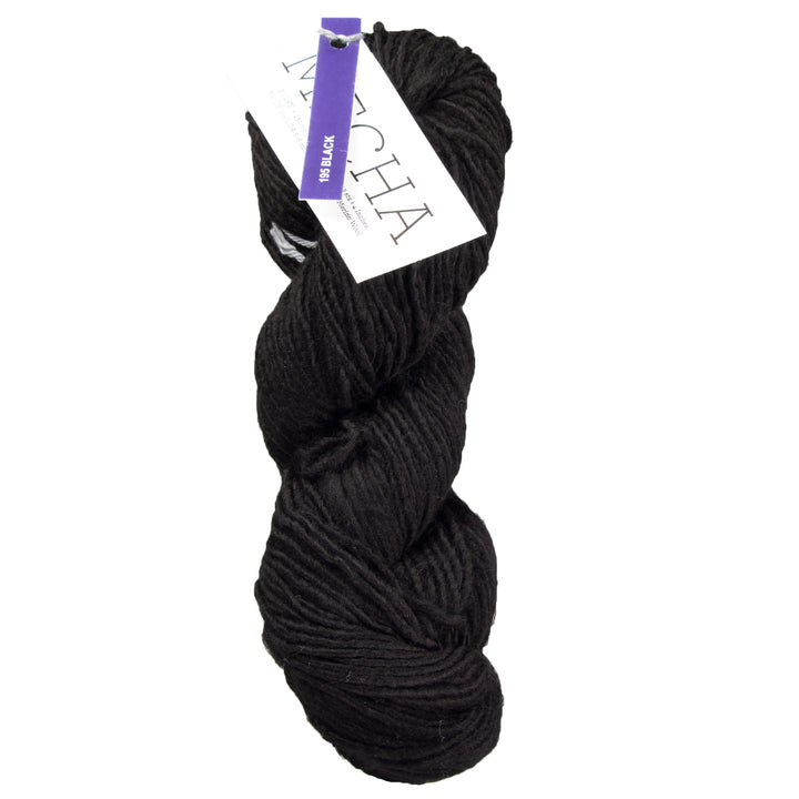 Malabrigo Mecha Yarn - 195 Black - Zoom Image