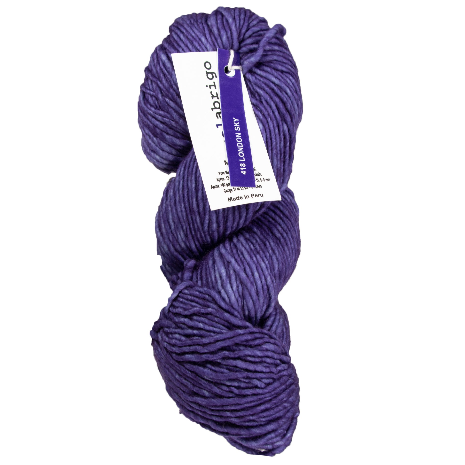 Malabrigo Mecha Yarn - 418 London Sky - Zoom Image
