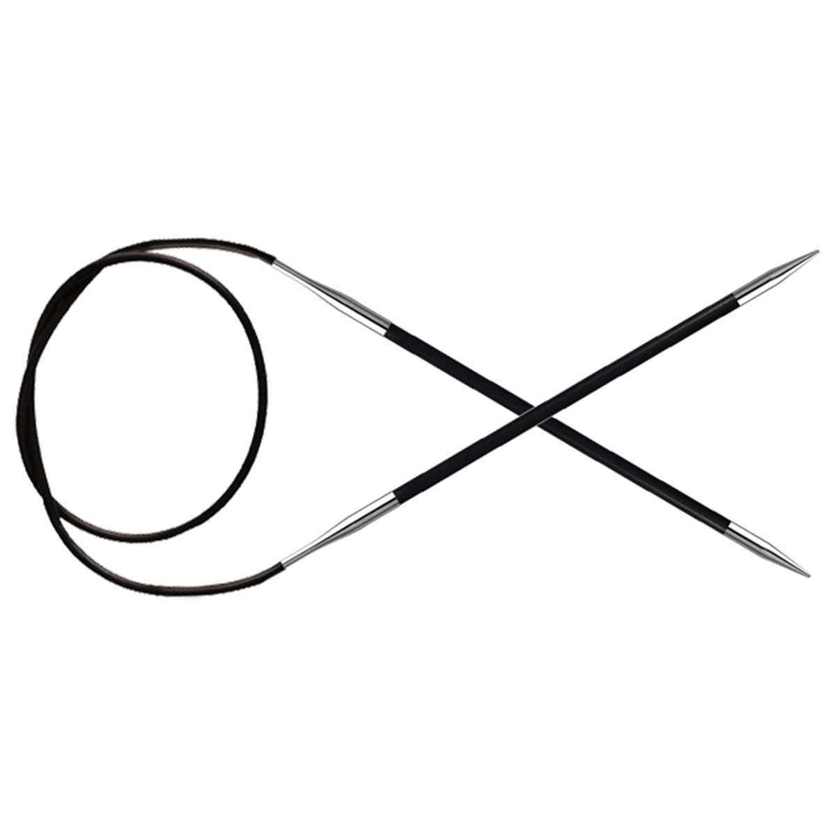 KnitPro Karbonz Circular Needles - US 6 (4.0mm) - 24" - Extra Image