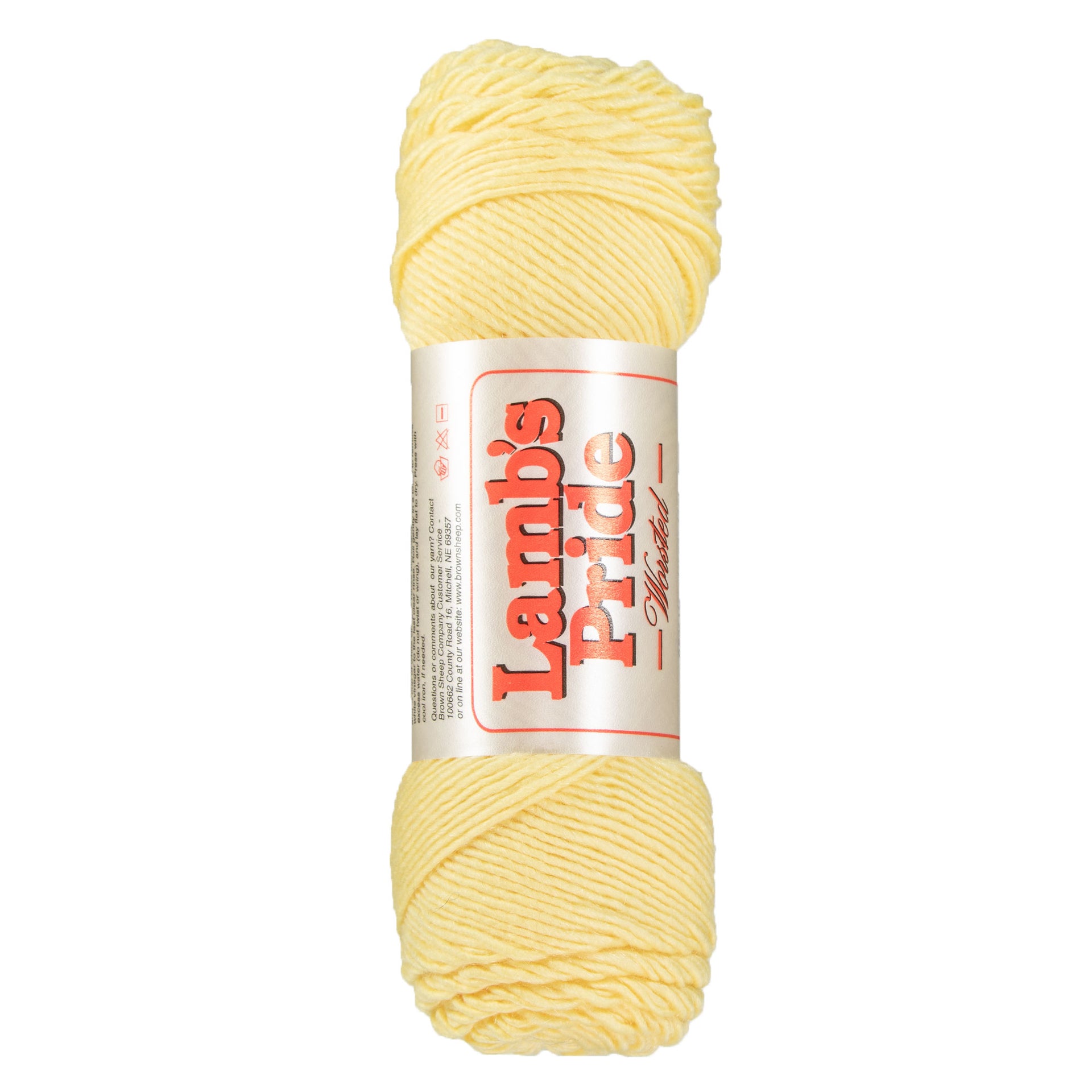 Brown Sheep Lamb's Pride Worsted Yarn - M013 Sun Yellow - Zoom Image
