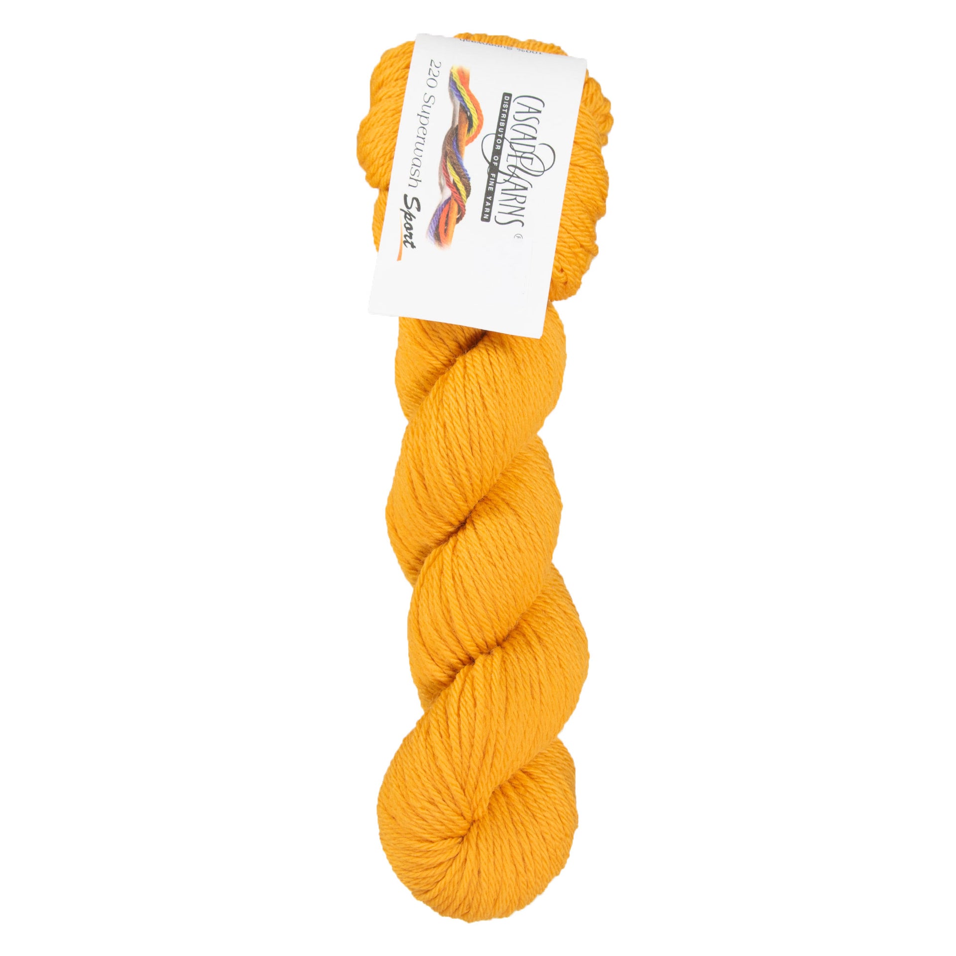 Cascade Yarns 220 Superwash Sport Yarn - 0877 Golden - Zoom Image

