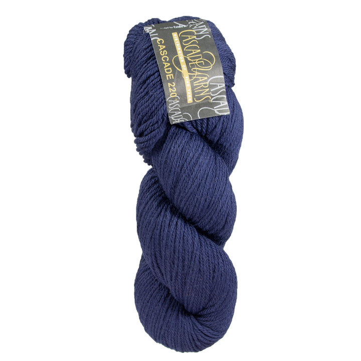 Cascade 220 Yarn - 9543 Midnight Blue - Zoom Image