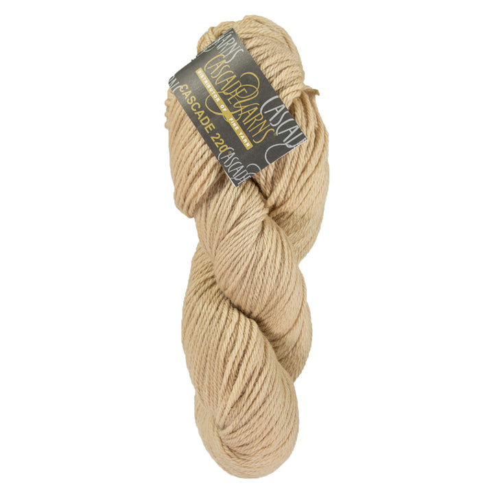 Cascade 220 Yarn - 9499 Sand - Zoom Image