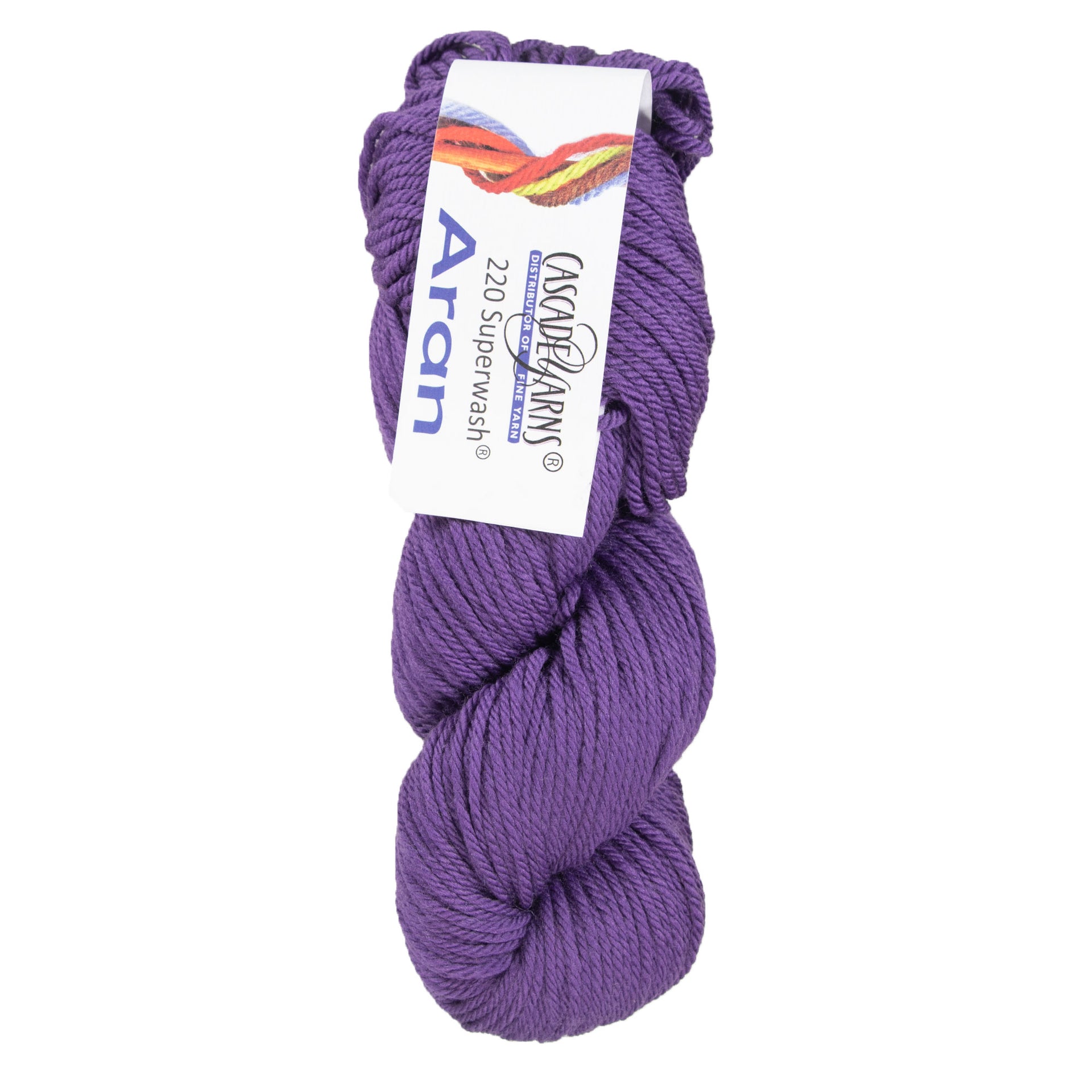 Cascade Yarns 220 Superwash Aran Yarn - 1989 Royal Purple - Zoom Image
