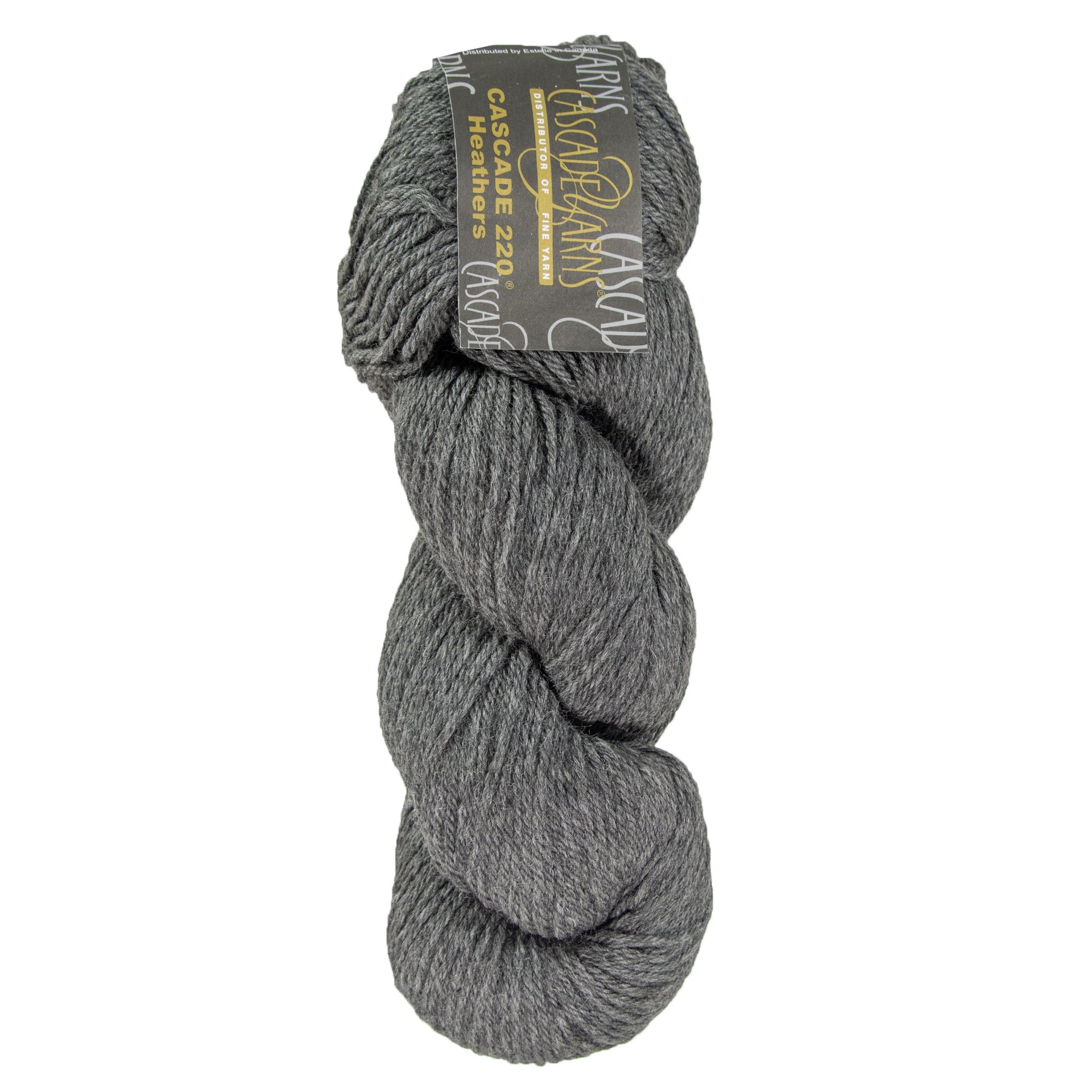 Cascade 220 Yarn - 8400 Charcoal Grey - Zoom Image

