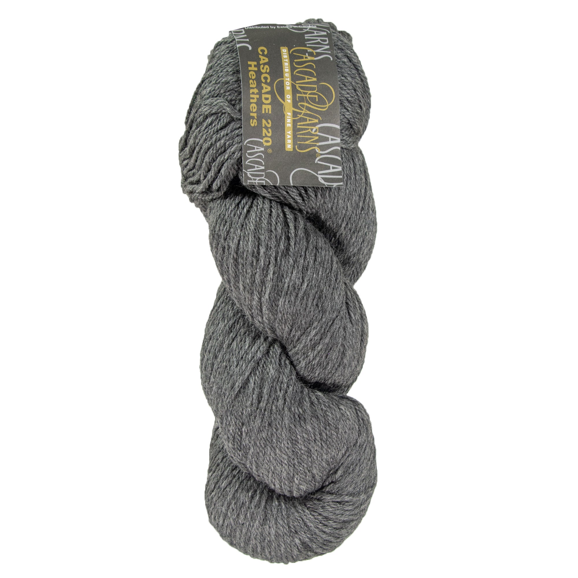 Cascade 220 Yarn - 8400 Charcoal Grey - Zoom Image