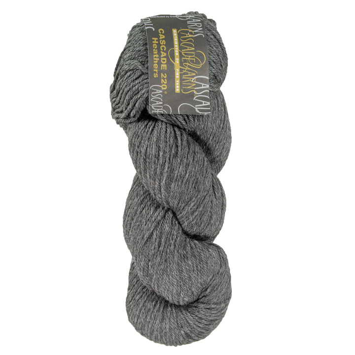 Cascade 220 Yarn - 8400 Charcoal Grey - Zoom Image