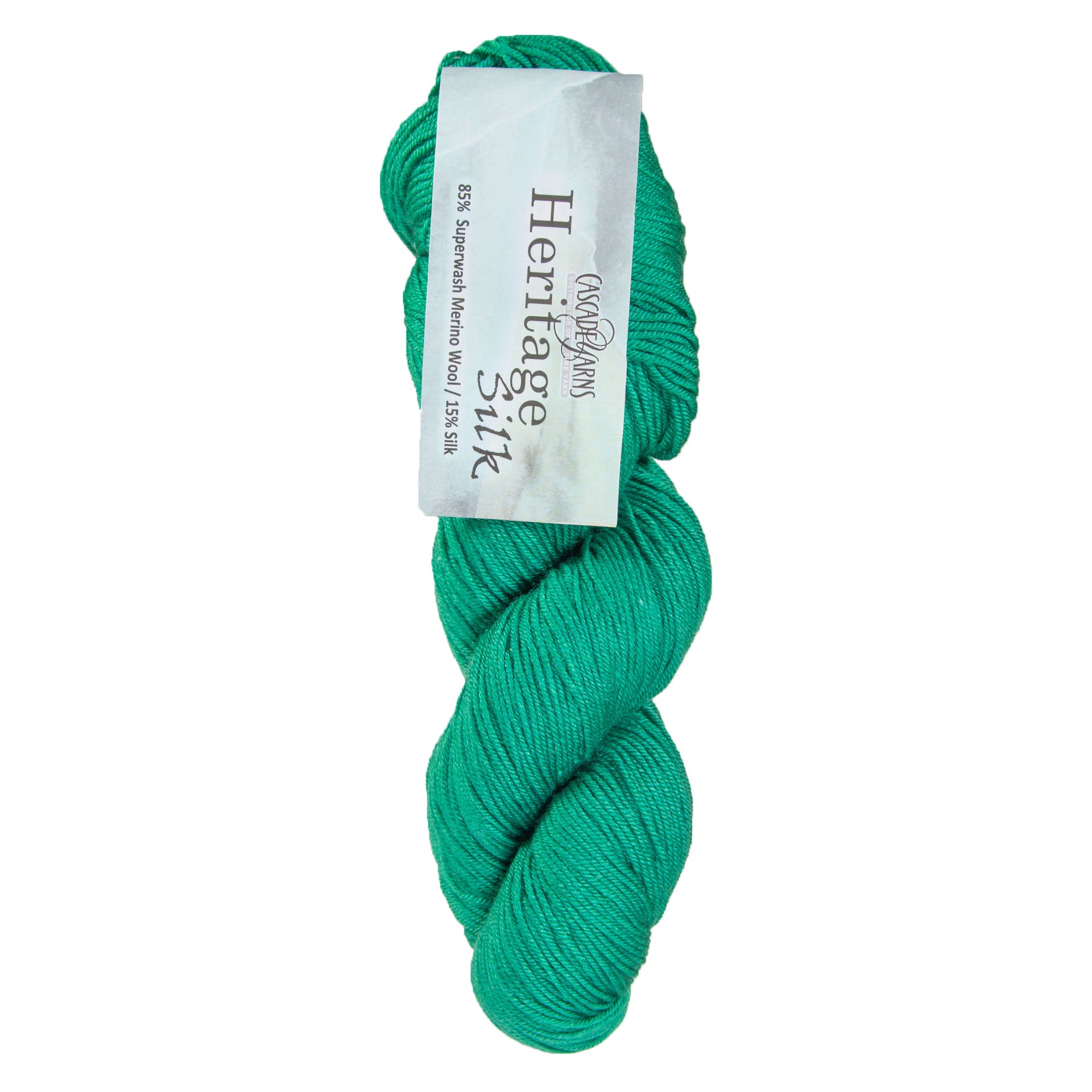 Cascade Yarns Heritage Silk Yarn - 5627 Jade - Zoom Image
