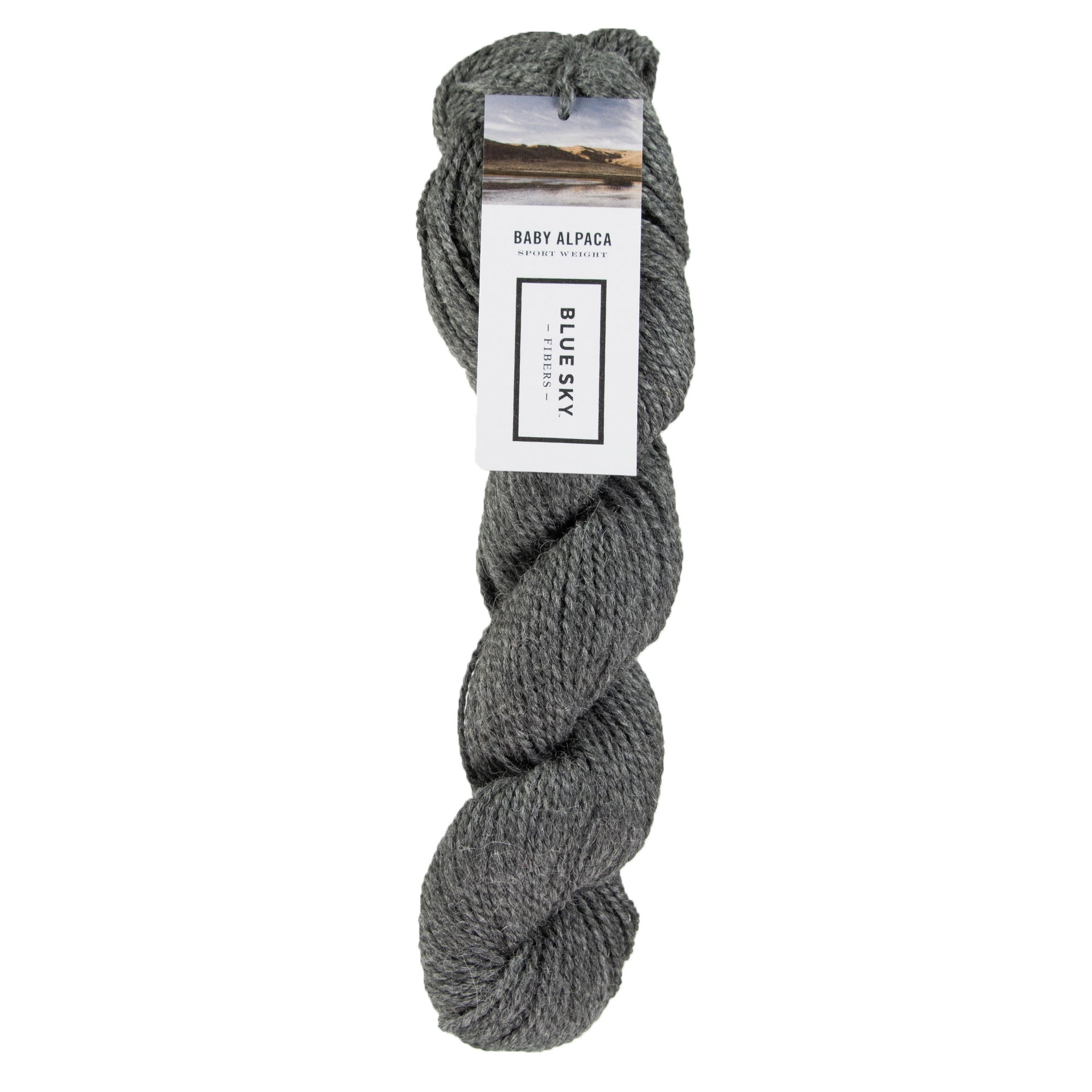 Blue Sky Fibers Baby Alpaca Yarn - 508 - Med Grey - Zoom Image
