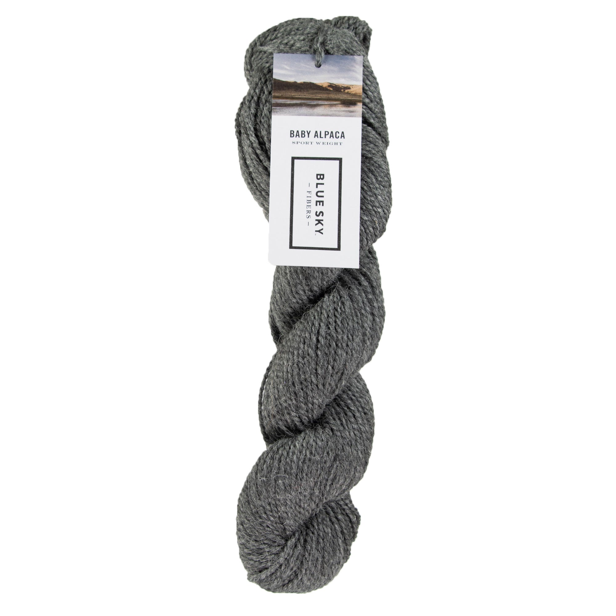 Blue Sky Fibers Baby Alpaca Yarn - 508 - Med Grey - Zoom Image