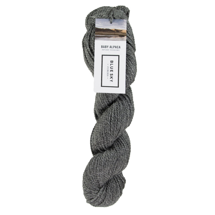 Blue Sky Fibers Baby Alpaca Yarn - 508 - Med Grey - Zoom Image