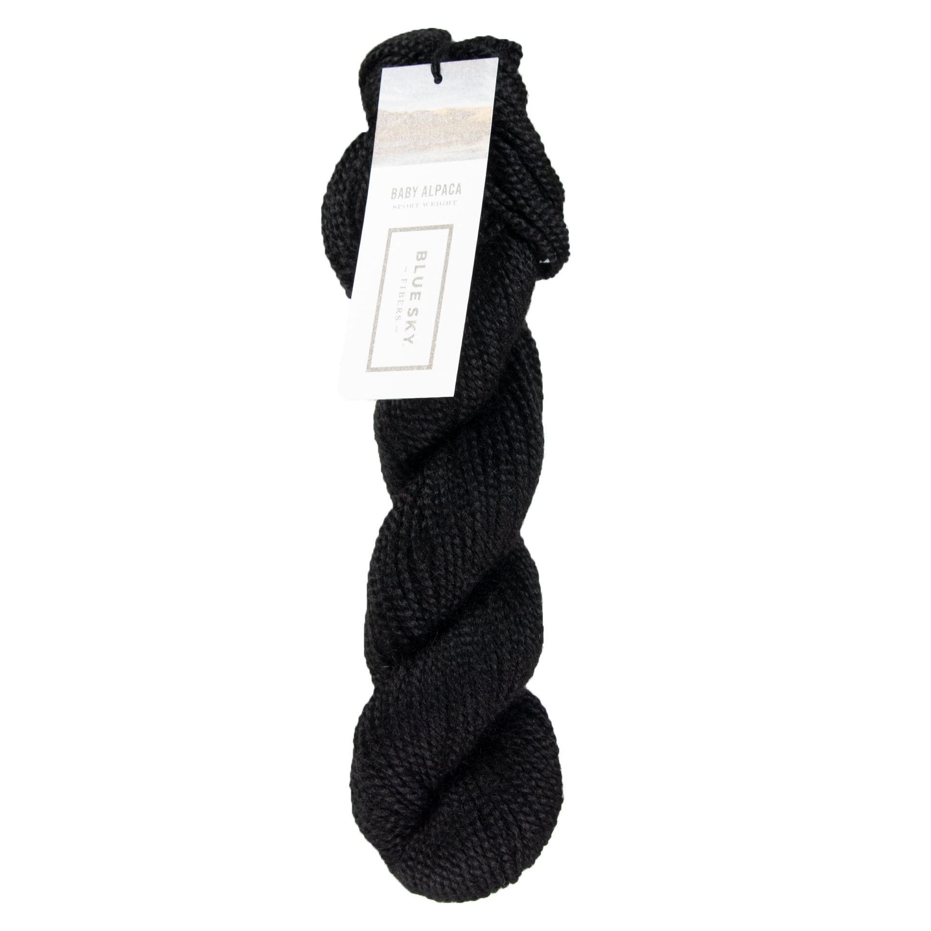 Blue Sky Fibers Baby Alpaca Yarn - 510 - Black - Zoom Image
