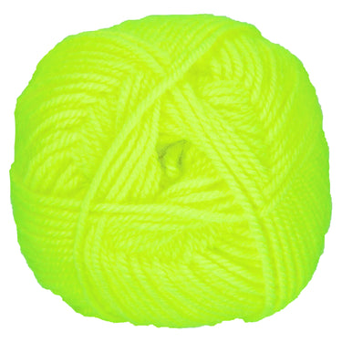Plymouth Yarn Encore Worsted Yarn - 0476 Neon Yellow - Zoom Image