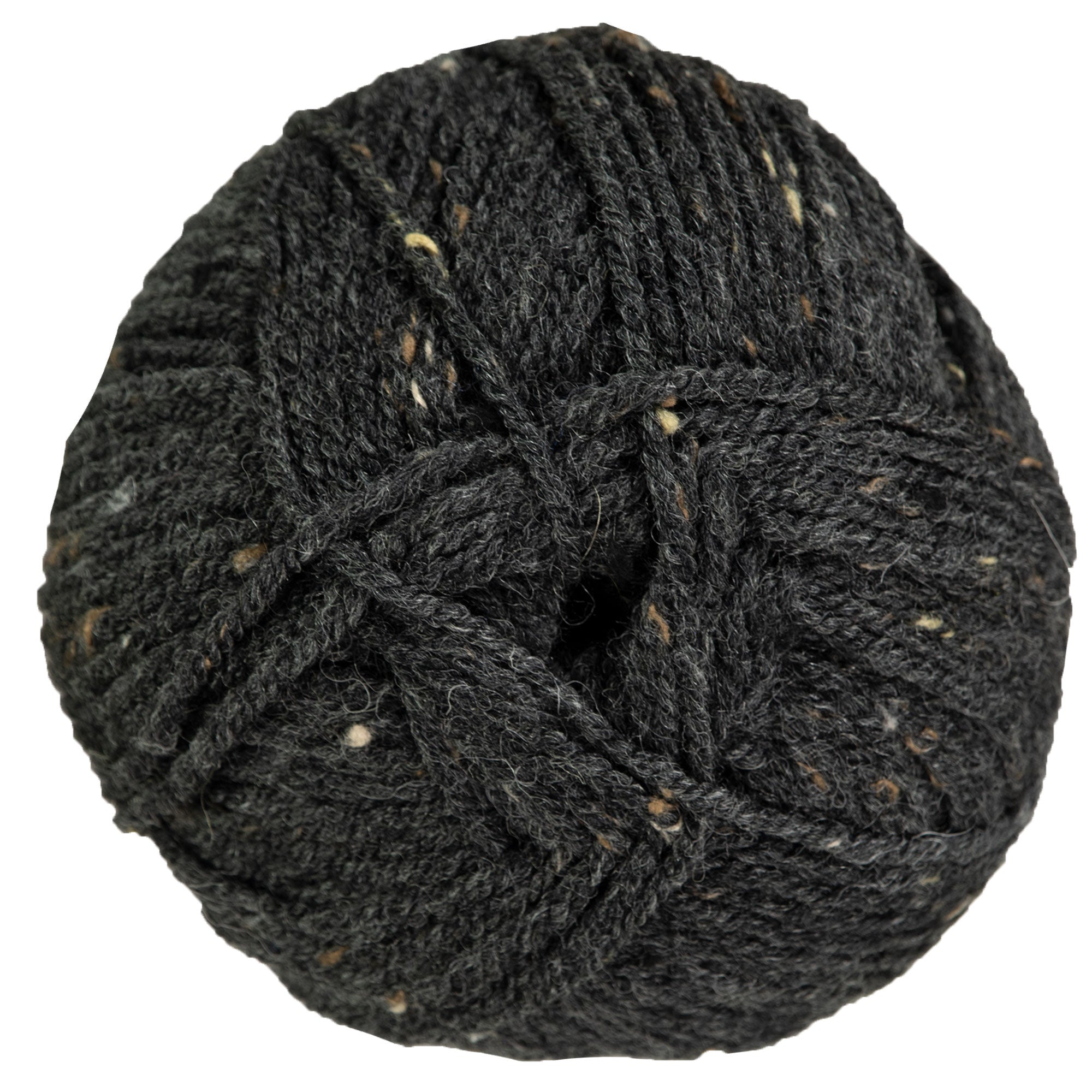 Plymouth Yarn Encore Tweed Yarn - T520 Dark Grey - Zoom Image