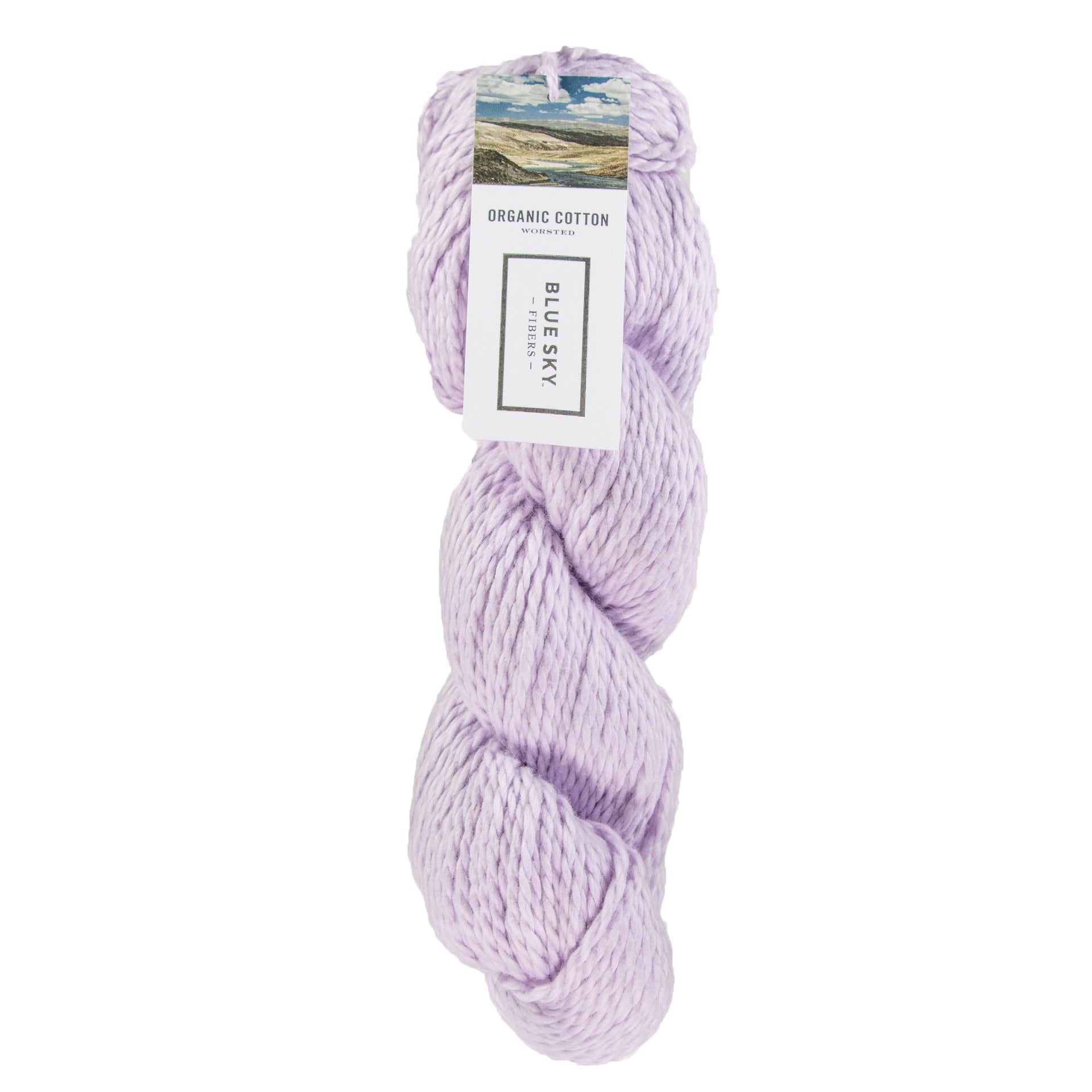 Blue Sky Fibers Organic Cotton Yarn - 644 - Lavender - Zoom Image
