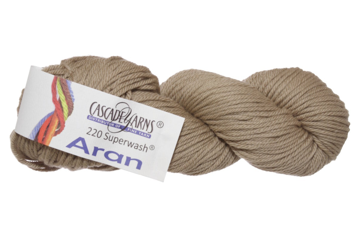 Cascade Yarns 220 Superwash Aran Yarn - 0873 Extra Creme Cafe - Extra Image
