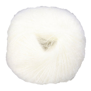 Rowan Kidsilk Haze Yarn - 612 White - Zoom Image