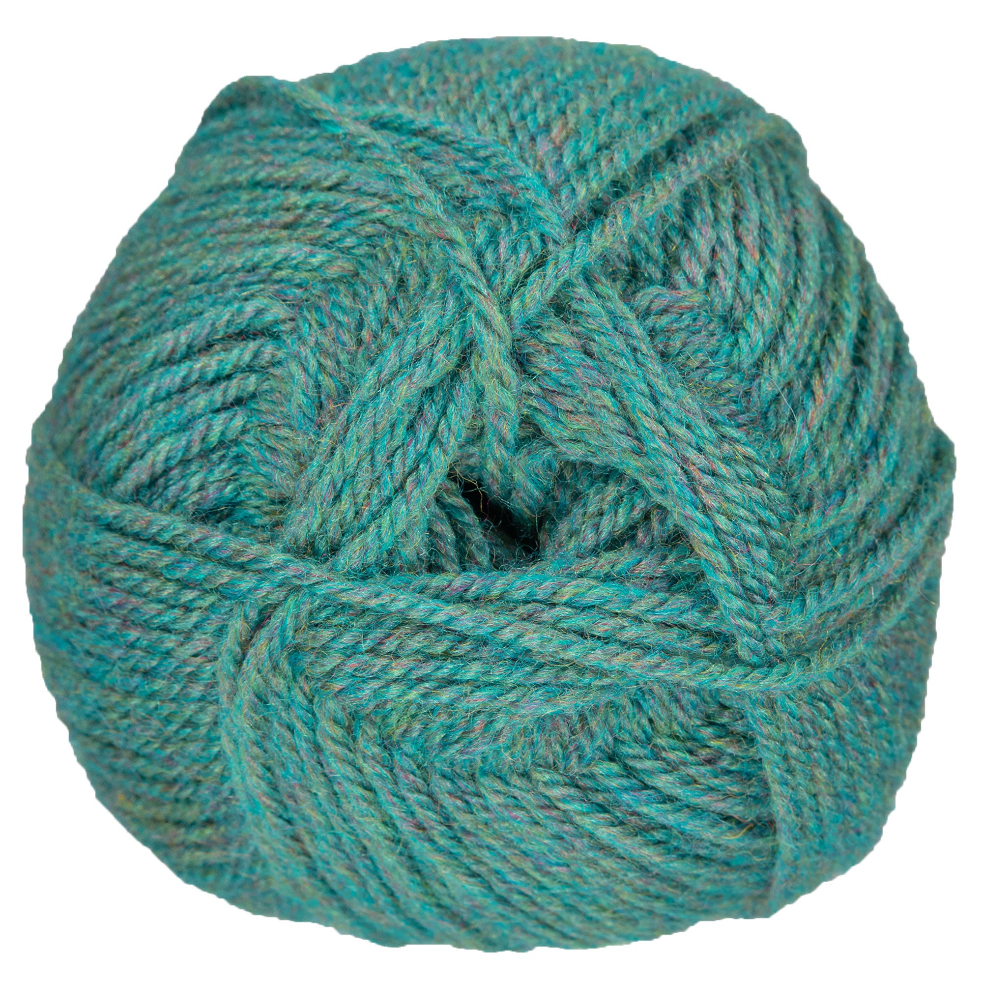 Plymouth Yarn Encore Worsted Yarn - 0687 Emerald Heather - Zoom Image