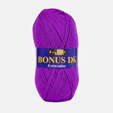 Hayfield Bonus DK Yarn - 551 Neon Purple