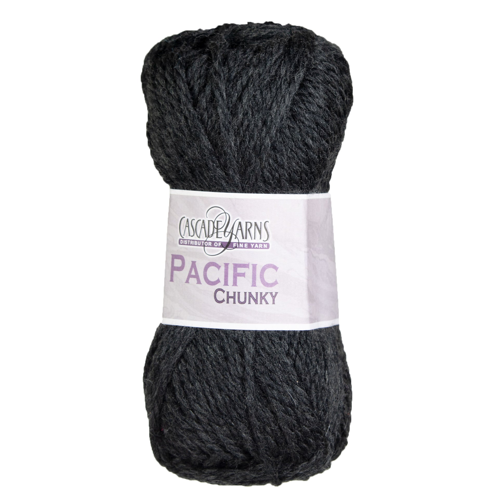 Cascade Yarns Pacific Chunky Yarn - 94 Jet Heather - Zoom Image
