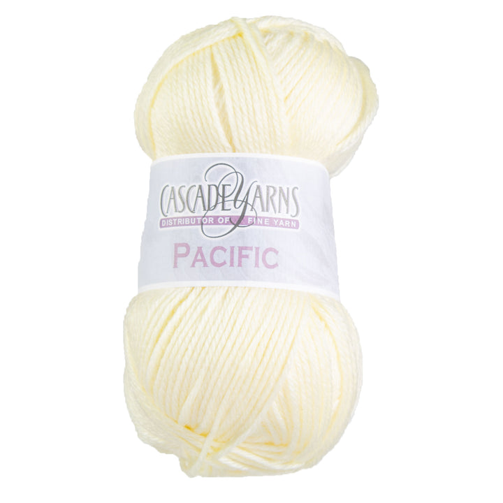 Cascade Yarns Pacific Yarn - 001 Cream - Zoom Image