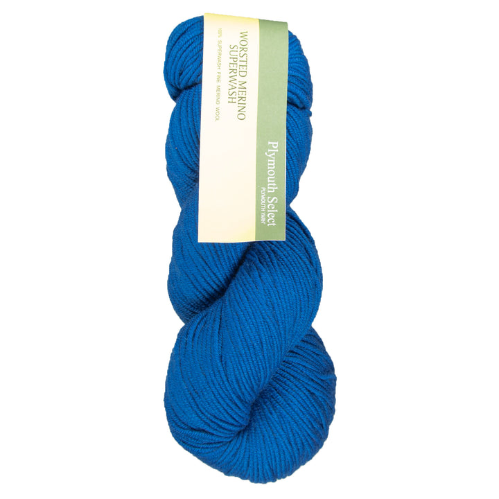 Plymouth Yarn Worsted Merino Superwash Yarn - 71 Cobalt - Zoom Image