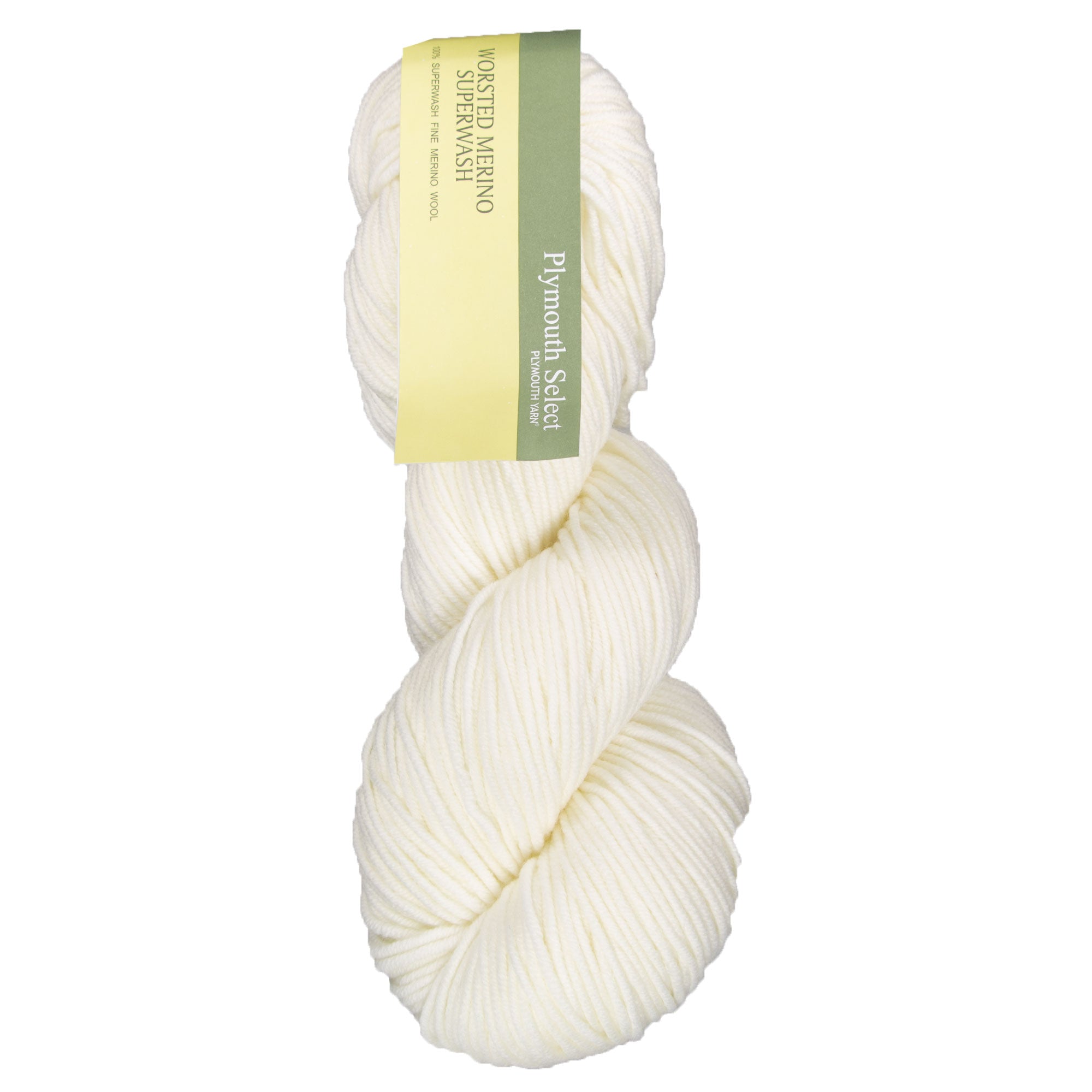 Plymouth Yarn Worsted Merino Superwash Yarn - 74 White - Zoom Image