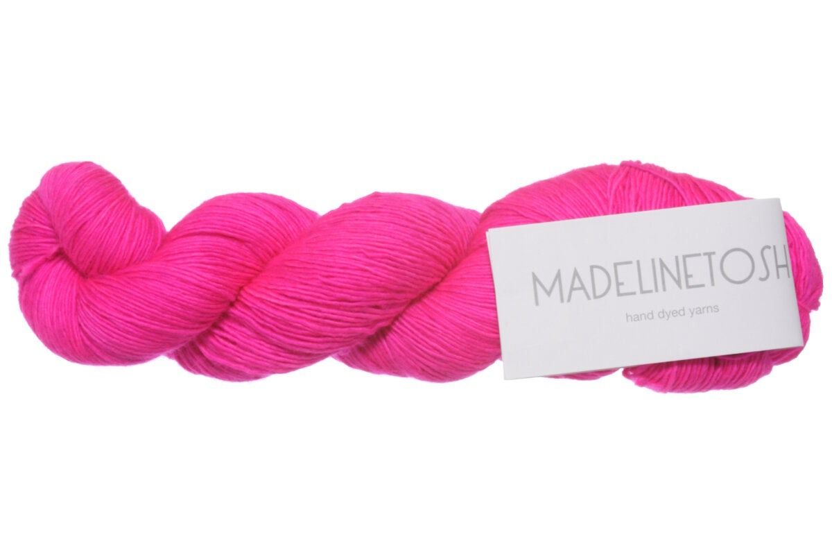 Madelinetosh Tosh Merino Light Yarn - Fluoro Rose - Extra Image
