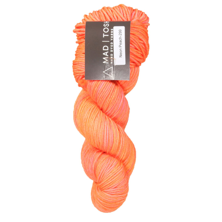 Madelinetosh Tosh DK Yarn - Neon Peach - Zoom Image
