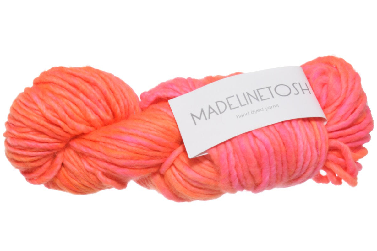 Madelinetosh A.S.A.P. Yarn - Neon Peach - Extra Image