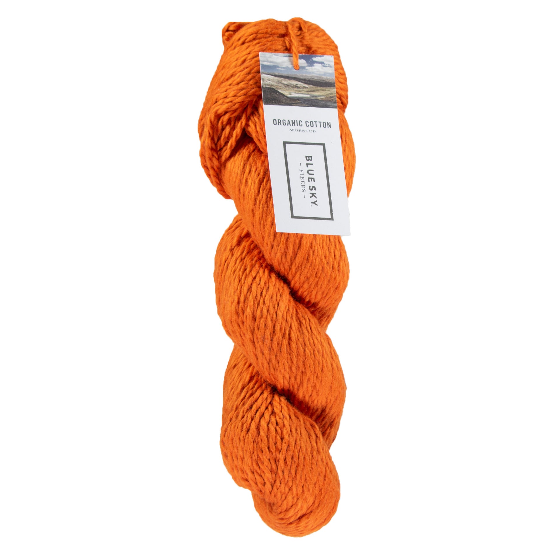 Blue Sky Fibers Organic Cotton Yarn - 622 - Pumpkin - Zoom Image
