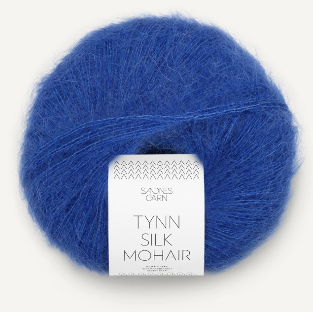 Sandnes Garn  Tynn Silk Mohair Yarn - 5845 Dazzling Blue
