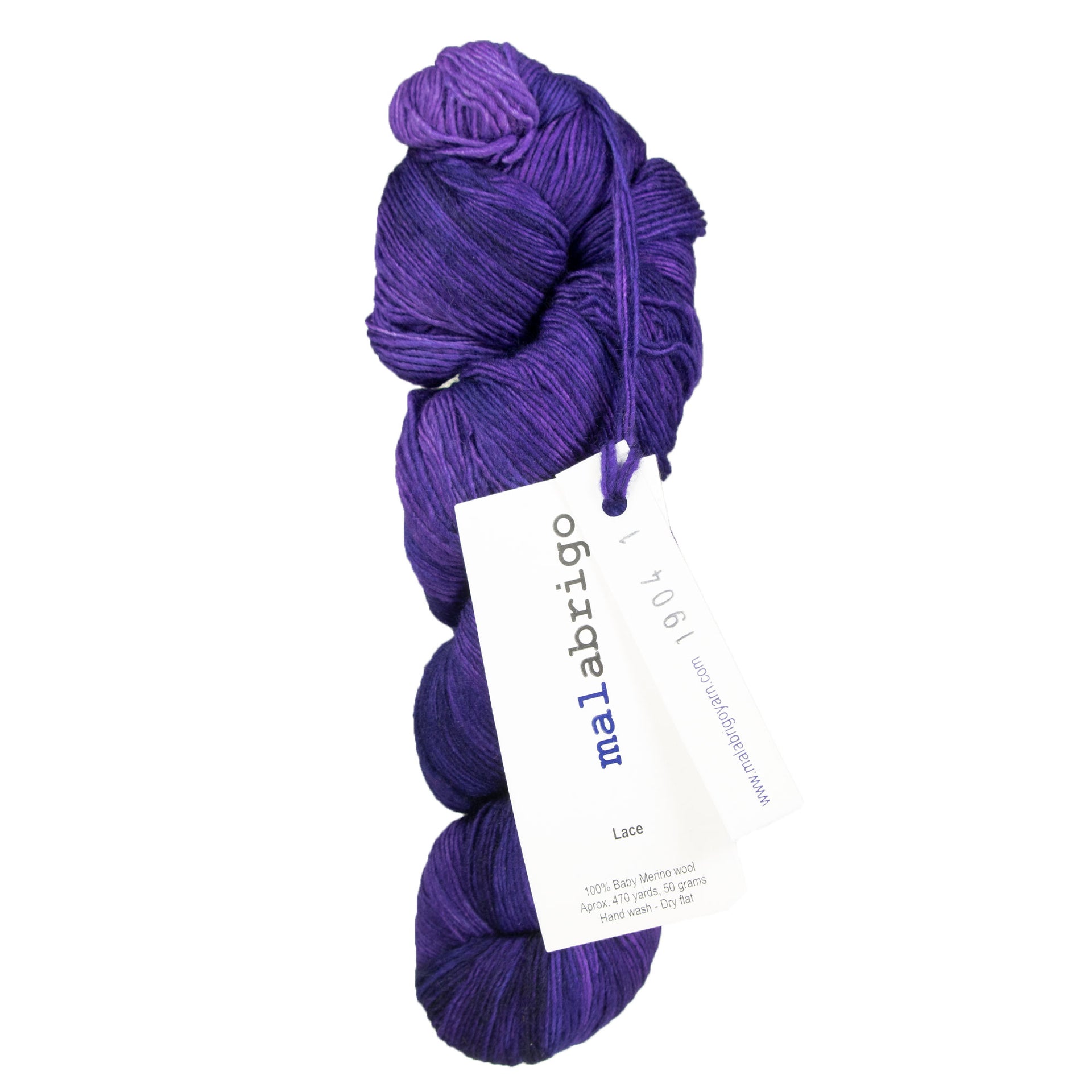 Malabrigo Lace Yarn - 030 Purple Mystery - Zoom Image
